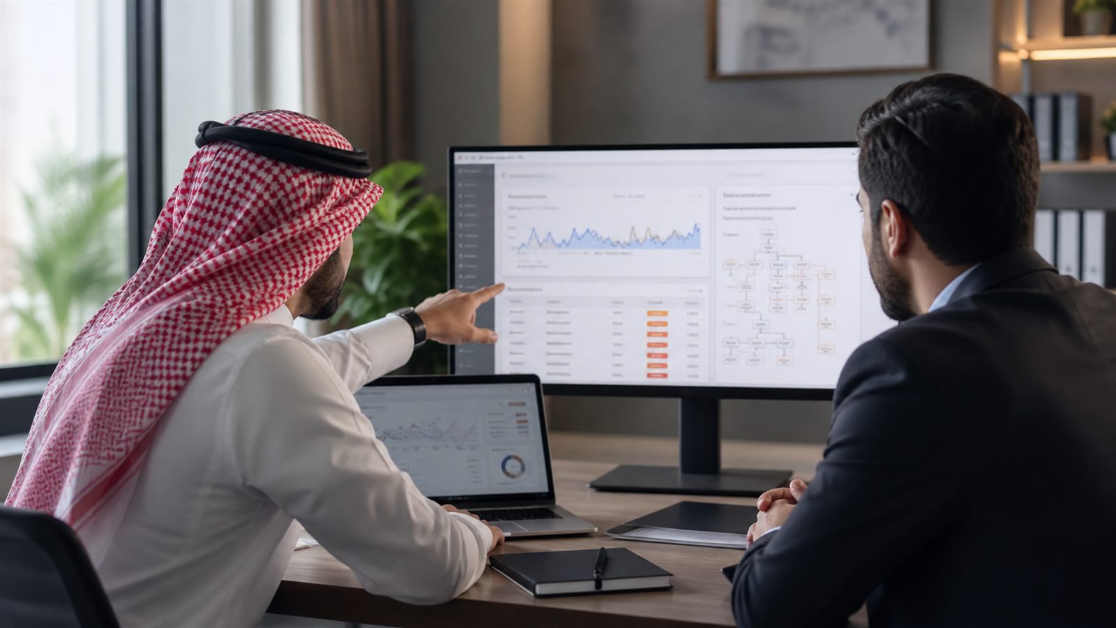 جلسة عمل حقيقية لتحليل بيانات مشروع تحسين محركات البحث